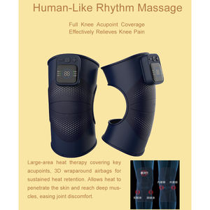 Masseur de genou multifonction 5000 mAh avec vibrations, chaleur, compression d'air et fonction de batterie externe – Modèle personnalisé de marque fabriqué en Chine - Product Image 5