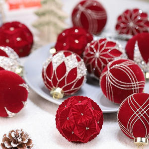 12 Gói Nhựa Nhung Đổ Xô Cây Giáng Sinh Đồ Trang Trí Thiết Lập Không Thấm Nước Thân Thiện Với Môi Kích Thước Trung Bình Treo Trang Trí - Product Image 2