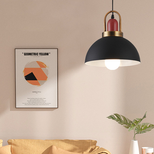 Luminaire industriel moderne et bon marché, lampe suspendue en métal colorée, décoration, lustre, luminaire suspendu pour restaurant - Product Image 4