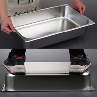 Yurtrain Gewerbliche Küche Gas/Elektro 304 Edelstahl GN-Behälter Umweltfreundlicher Chafing Dish Buffet-Server für Restaurants und Hotels