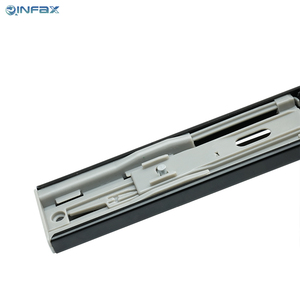 Gold <strong>Supplier</strong> Factory Wholesale 3 Section Extension Telescopic Guide <strong>Rail</strong> Runner Hydraulic Ball Bearing 45mm Drawer <strong>Slide</strong> - Product Image 5