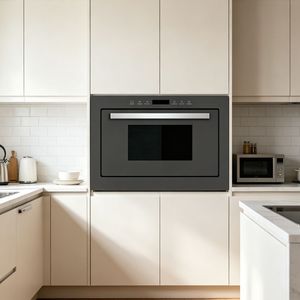 Horno Microondas Empotrable de 35L, Negro, 455mm de Alto, con Sensor Táctil, 1000W de Potencia, 1500W de Cavidad Plana, OEM ODM, Gabinete Integrado sin Juntas - Product Image 2