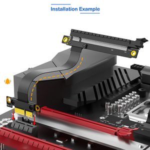 PCIe 1X 至 16X 转接线 柔性 PCI-E 延长线 <span class=keywords><strong>GPU</strong></span> 延长适配器，带 OTP 保护，适用于笔记本电脑和台式电脑 - Product Image 4