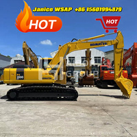 Japón utilizó Komatsu Pc200 excavadora máquina excavadora sobre orugas 20 Ton Komatsu PC 200 2000, excavadoras de la máquina excavadora sobre orugas 20 Ton Komatsu PC