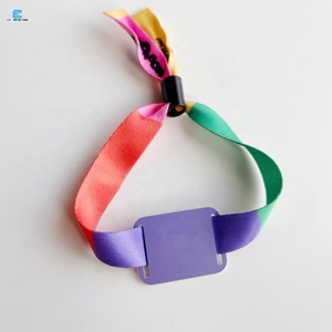 Bracelet en tissu RFID 1K étanche à prix d'usine, bracelet NFC pour médias sociaux - Product Image 2