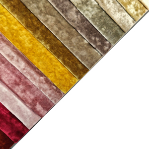 Bomar Factory Direkt verkauf Chiffon Sofa Bedruckt Wasserdicht 100 Polyester Samt Stoff