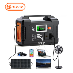 Bancos de energía <span class=keywords><strong>solar</strong></span> de 200 vatios con cargador personalizado, estación de energía portátil de 200 W para exteriores - Product Image 1