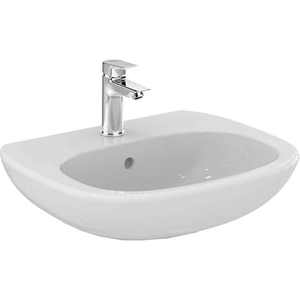 Tesi อ่างล้างหน้าพอร์ซเลนแบบหลุมเดียว60ซม. สำหรับทำความสะอาด - Product Image 1