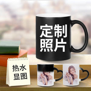 <b>Heart</b> Shape Ceramic <b>Mug</b> Single Cup With Handle Solid Color For Wedding Gift - Product Image 4