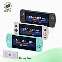 Console de jeu vidéo portable rétro à succès, écran 7 pouces 1024*600, 16 millions de couleurs RGB, manette 3D, lecteur de jeux