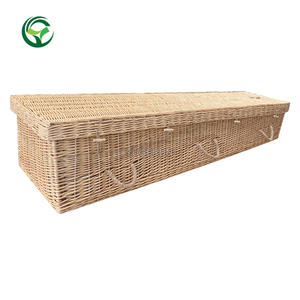 Panier funéraire en <span class=keywords><strong>osier</strong></span> de style néerlandais européen, <span class=keywords><strong>prix</strong></span> bas, fait à la main, <span class=keywords><strong>cercueil</strong></span>, <span class=keywords><strong>cercueil</strong></span> funéraire - Product Image 2