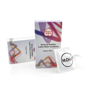 Transparentes <span class=keywords><strong>extra</strong></span> sicheres männliches Kondom mit gepunktetem Design Latex Sexspielzeug <span class=keywords><strong>Pleasure</strong></span> Spike Kondome - Product Image 4