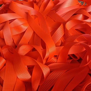 고강도 오렌지 폴리 에스테르 웨빙 롤 저렴한 가격 타이 다운 스트랩 카고 래싱 벨트 웨빙 슬링 타입 - Product Image 3