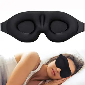 FYD sagomato confortevole Private Label Eyemask Luxury Fashion Sleeping Memory Foam Sleep Covers maschera per gli occhi 3d con tappi per le orecchie