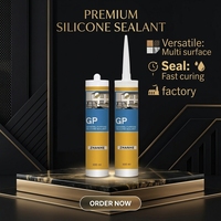 Prix d'usine – Mastic silicone acétique multi-usages GP, étanche, pour l'étanchéité des portes, salles de bain et vitres – OEM disponible