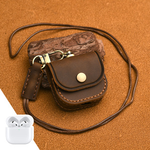 Funda Protectora para Airpods Pro, Funda Protectora para Airpods 2 3 4, Funda Completa de Cuero Genuino para Auriculares Bluetooth Apple - Product Image 6