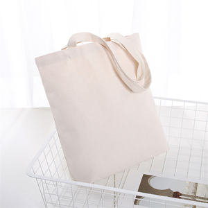 Sac de rangement cosmétique en gros, sac fourre-tout personnalisé en toile de coton réutilisable pour le shopping - Product Image 2