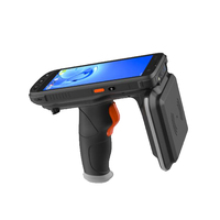 Teléfono Inteligente/PDA Android 13 Resistente con RFID, 8000 mAh, Escáner UHF para Etiquetas de Oreja de Ganado de 20 m, Seguimiento de Animales, IP65 Sellado, 2D