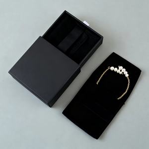 Premium Pink Slide Jewelry Storage Set With Detachable Microfiber Jewelry Pouch Custom Branding Available - Product Image 5