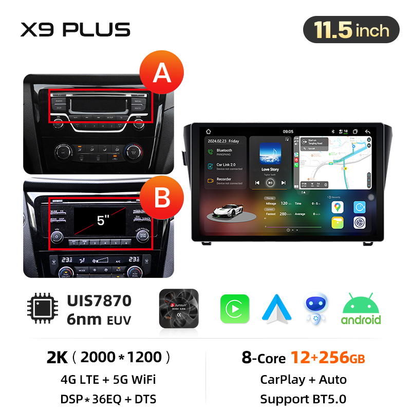 11,5" X9 Plus (12 Go + 256 Go) A/B