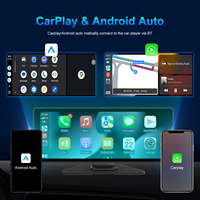 Écran CarPlay Podofo 10,26 pouces, CarPlay sans fil, autoradio portable, Android Auto, commande vocale, FM, BT, OEM, vente en gros