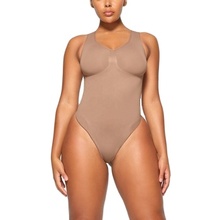 High Quality Scoop Neck Sculpting Thong Body Shaper Women Bodysuit Tank Tops