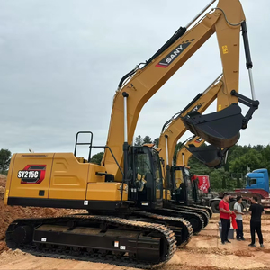 Excavatrice sur chenilles hydraulique d'occasion SANY SY215C de haute qualité à prix réduit à vendre - Product Image 1