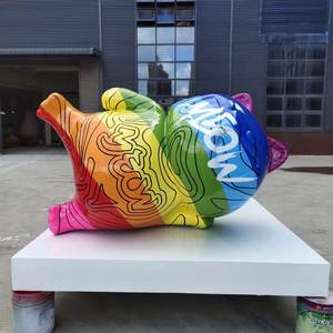 Fait sur mesure FRP fleur fée Sculpture dessin animé Style magasin entrée Public Art décoration Durable léger 3d ornements - Product Image 2