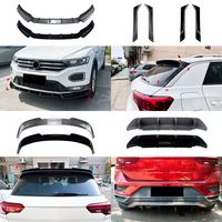 Body Kit Mobil AMP-Z untuk Volkswagen VW T-ROC, meliputi bumper depan, bumper belakang, lip splitter, side skirt, spoiler sayap belakang, dan diffuser.