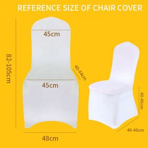 Housses de chaise de salle à manger universelles en spandex pas chères pour la décoration de mariage - Product Image 2
