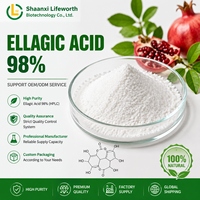 Acide Ellagique 98% Qualité Alimentaire Extrait de Grenade en Poudre Ingrédient Végétal Polyphénol Naturel pour Complément Alimentaire