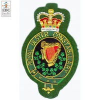 Écusson OEM des Royal Horse Guards, blazer 3D de sport brodé à la main en or, écusson personnalisé de haute qualité, badges d'uniforme de grade