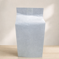 Sac en papier pour pop-corn résistant à la chaleur, de qualité alimentaire, résistant à la graisse, pour micro-ondes, avec logo
