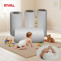 Wasserabsorbierende PP-Spunbond-Vliesstoffrolle 100% Polypropylen Hydrophiles Obermaterial für Babywindel-Rohmaterial