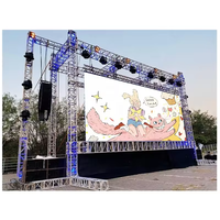 Pantalla LED para Exteriores de Alquiler, 500x500mm/500x1000mm, Gabinete SMD1415, 4000nits, 3840Hz, Panel de Alta Frecuencia de Actualización