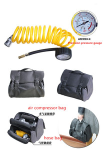 ปั๊มลมแบบพกพาคุณภาพสูง แรงดันสูง สำหรับยางรถยนต์ 12 โวลต์ รุ่น WIN-733 พร้อมกระบอกสูบคู่ - Product Image 4