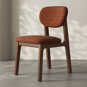 Silla de <span class=keywords><strong>Comedor</strong></span> Comercial de Madera Maciza Usada, Modelo XL, Respaldo Acolchado de Tela Suave, Diseño Simple y Lujoso para Restaurante y Sala de Estar - Product Image 4