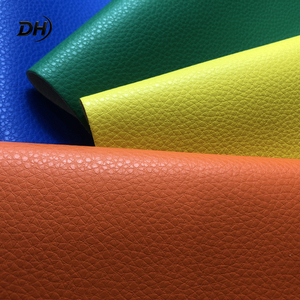 Cuir synthétique microfibre à texture litchi, respectueux de la peau, facile à nettoyer, idéal pour les empeignes de chaussures de skate pour enfants - Product Image 5