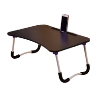 Vente en gros Table d'ordinateur réglable Support ergonomique pliable pour ordinateur portable Bureau d'ordinateur portable pour lit Salon Porte-livre