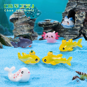 Figuras de Animales Marinos en Resina 3D en Miniatura, Adornos para Acuarios, Decoraciones para Peceras, Macetas, Micro Jardines de Hadas, Casas de Muñecas - Product Image 4