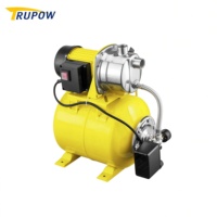 Pompe à eau automatique 1200W 3800L/h en acier inoxydable pour puits peu profond avec réservoir sous pression pour l'irrigation domestique et de jardin