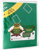 36 x 18 Zoll doppelseitige grüne Filz-Tischmatte, Casino-Spielmatte für Poker, Blackjack und Roulette.