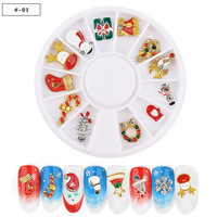 Décoration d'ongles colorée 3D en plastique holographique flocon de neige, paillettes pour les yeux et le corps, nouveauté de Noël, vente chaude