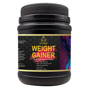Superventas 7D YEM Weight Gainer 400g OEM High - Carb Protein Powder para el crecimiento muscular y el impulso de calorías - Product Image 1