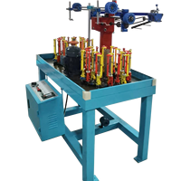 Machine à tisser, machine à fabriquer des cordages textiles, machine à tresser, machine à tresser la dentelle, fonctionnement sûr et simple
