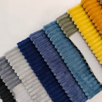 Tissu en velours côtelé respirant et doux au toucher, idéal pour fauteuils de réception, canapés d'hôtel et usage domestique – Vente directe usine