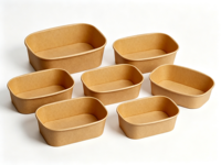 Bol biodégradable et compostable en bagasse de canne à sucre, écologique, jetable, compatible micro-ondes, pour soupes et aliments, idéal pour les fêtes