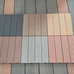 Gạch Nhựa Tự Làm Sàn WPC Bên Ngoài Dễ Lắp Đặt Gạch Lát Sàn Tự Làm Wpc Ngoài Trời Lồng Vào Nhau Cho Ngoài Trời - Product Image 2