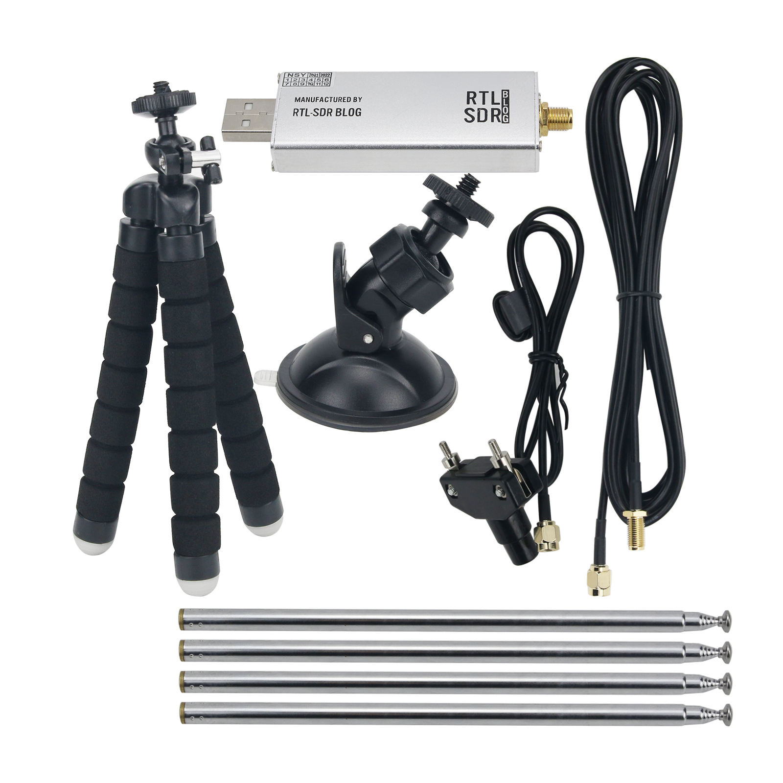 RTL-SDR V3 Ricevitore Software Defined Radio - 500kHz-1.7GHz, Con TCXO 1PPM E Antenna Dipolo - Foto 3