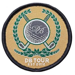 Badges tissés personnalisés avec logo brodé pour chaussures et étuis de téléphone – Vente en gros de patchs tissés sur mesure - Product Image 1